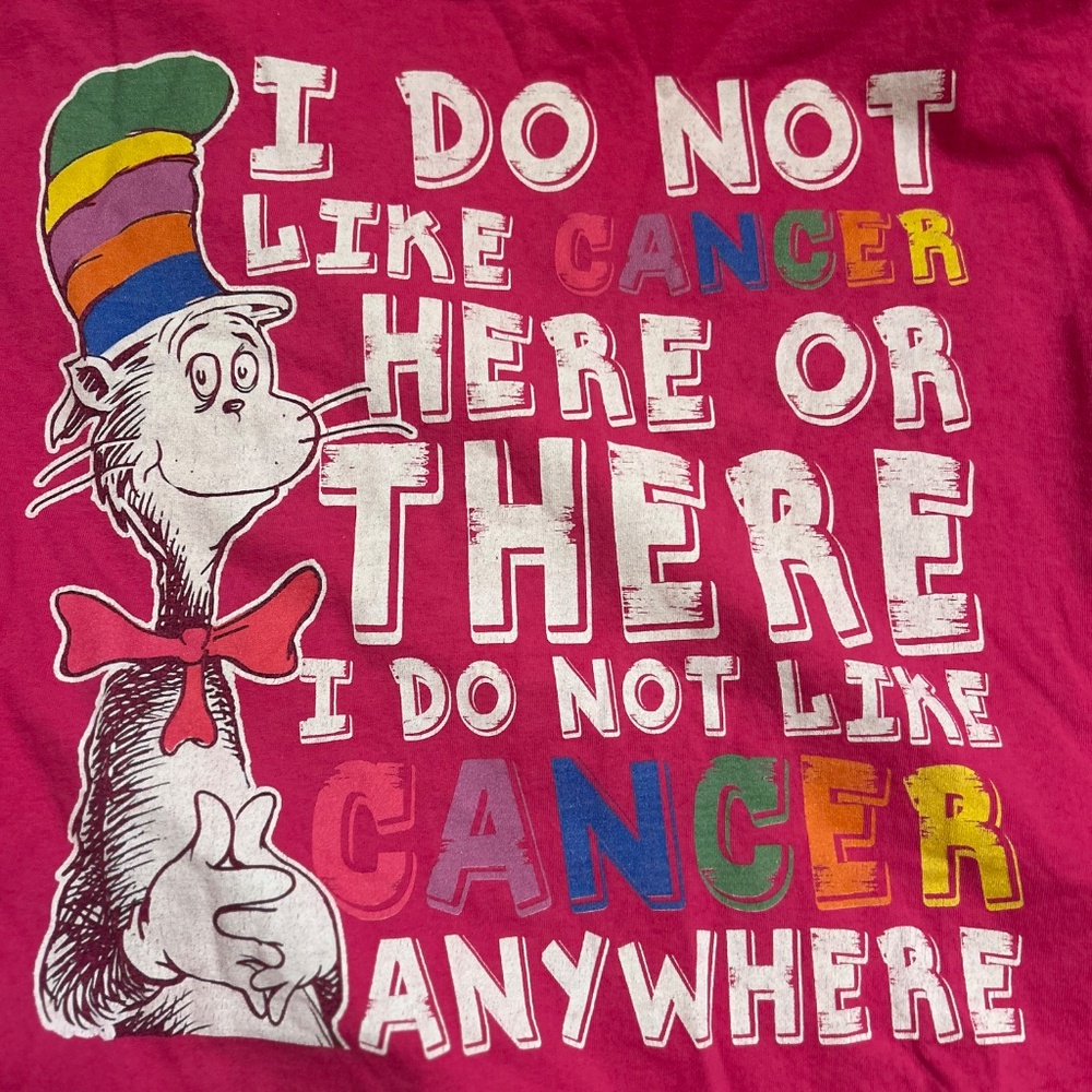 Breast Cancer Dr.Seuss Longsleeve Graphic Tee - Picture 2 of 4